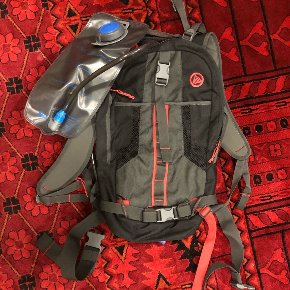 K2 Backpack with water bladder